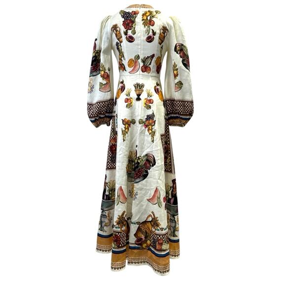 Alemais Mercado Midi Dress US 8 - Picture 8 of 9